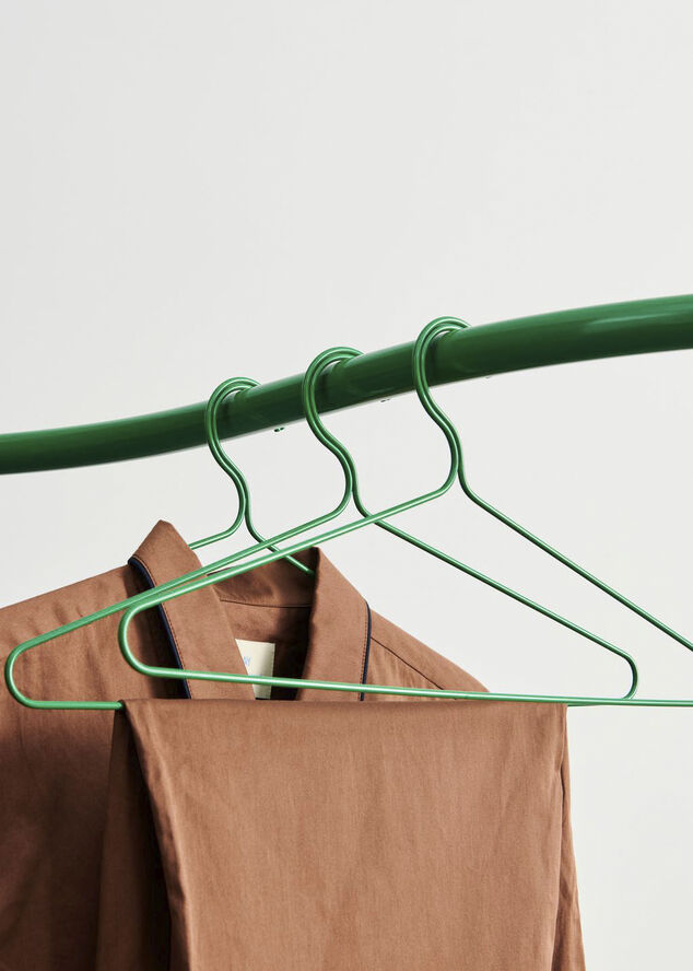 Hay Colour Hanger-Set of 3-Jungle green