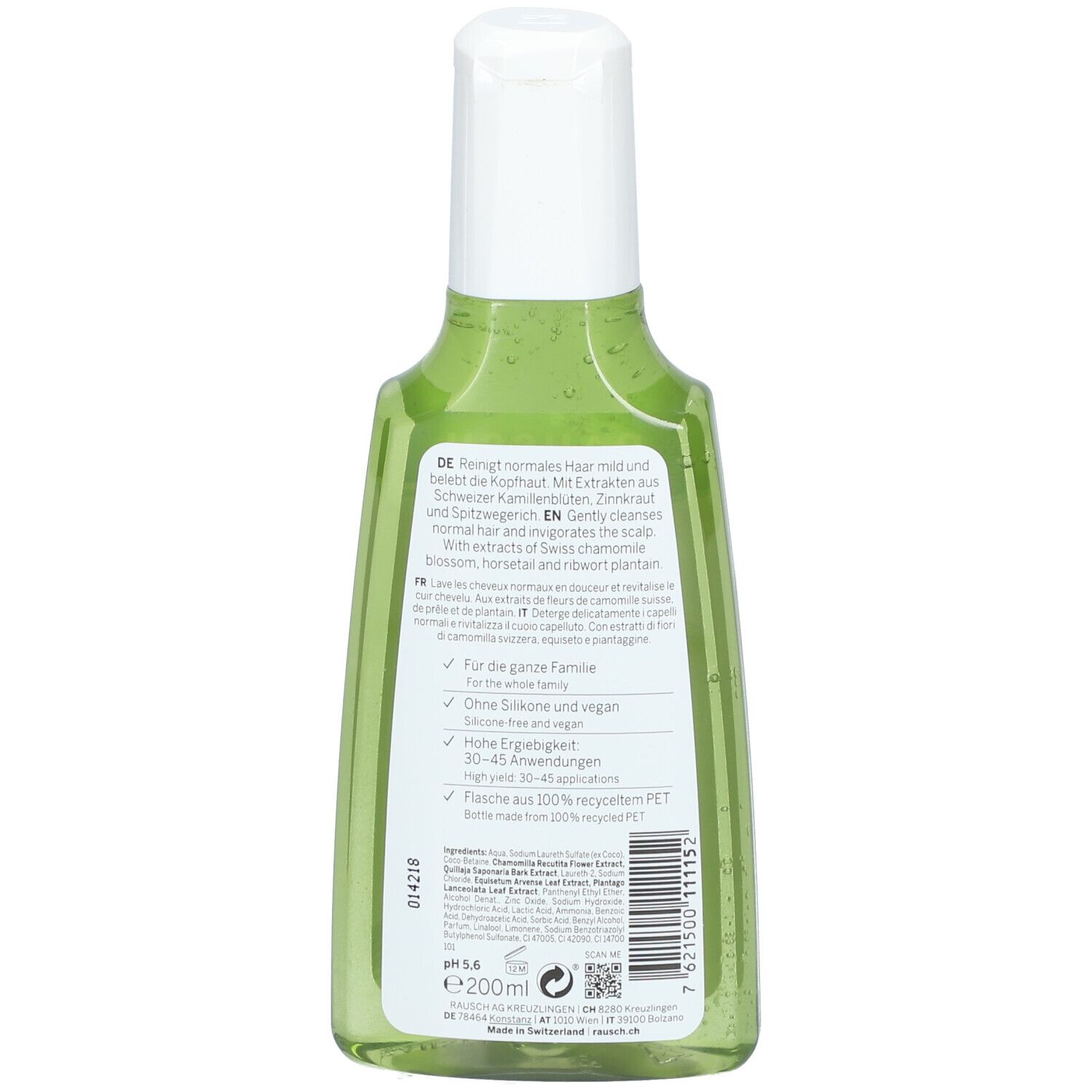 RAUSCH Pflege-Shampoo mit Schweizer Kräutern