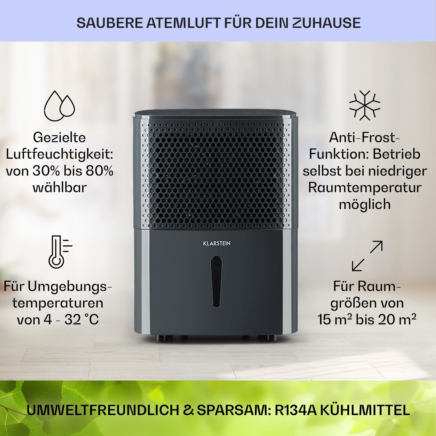 DryFy 10 Luftentfeuchter Dehumidifier 240W 10l/d 100m³/h 15-20m²