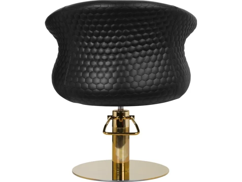 Activeshop Gabbiano hairdressing chair Wersal gold black