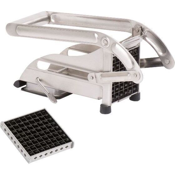 Coupe-frites à 2 grilles Inox