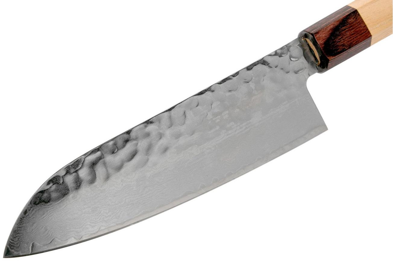Sakai Takayuki santoku 33-Layer Damascus Hammered WA 17 cm