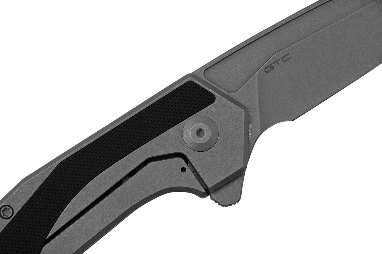 Civivi Hypersonic C22011-2 Gray Stainless, Black G10 zakmes, Gustavo T. Cecchini design