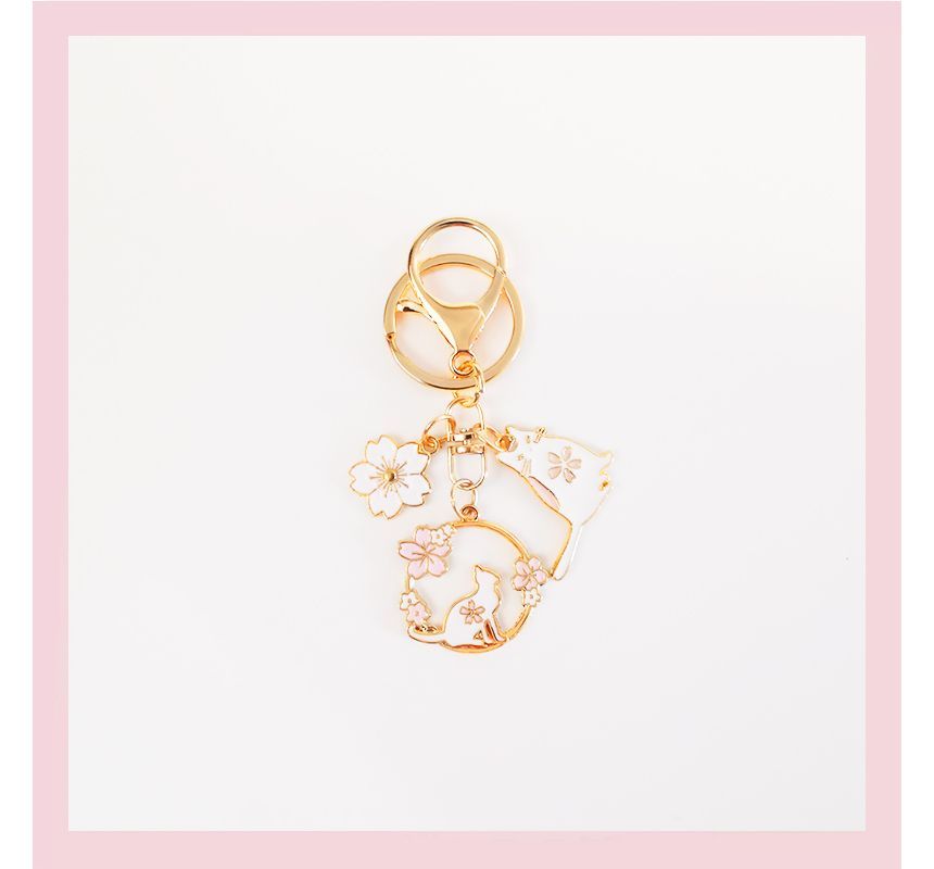 Harnai - Konijn / Bloemen Sleutelhanger (diverse designs)