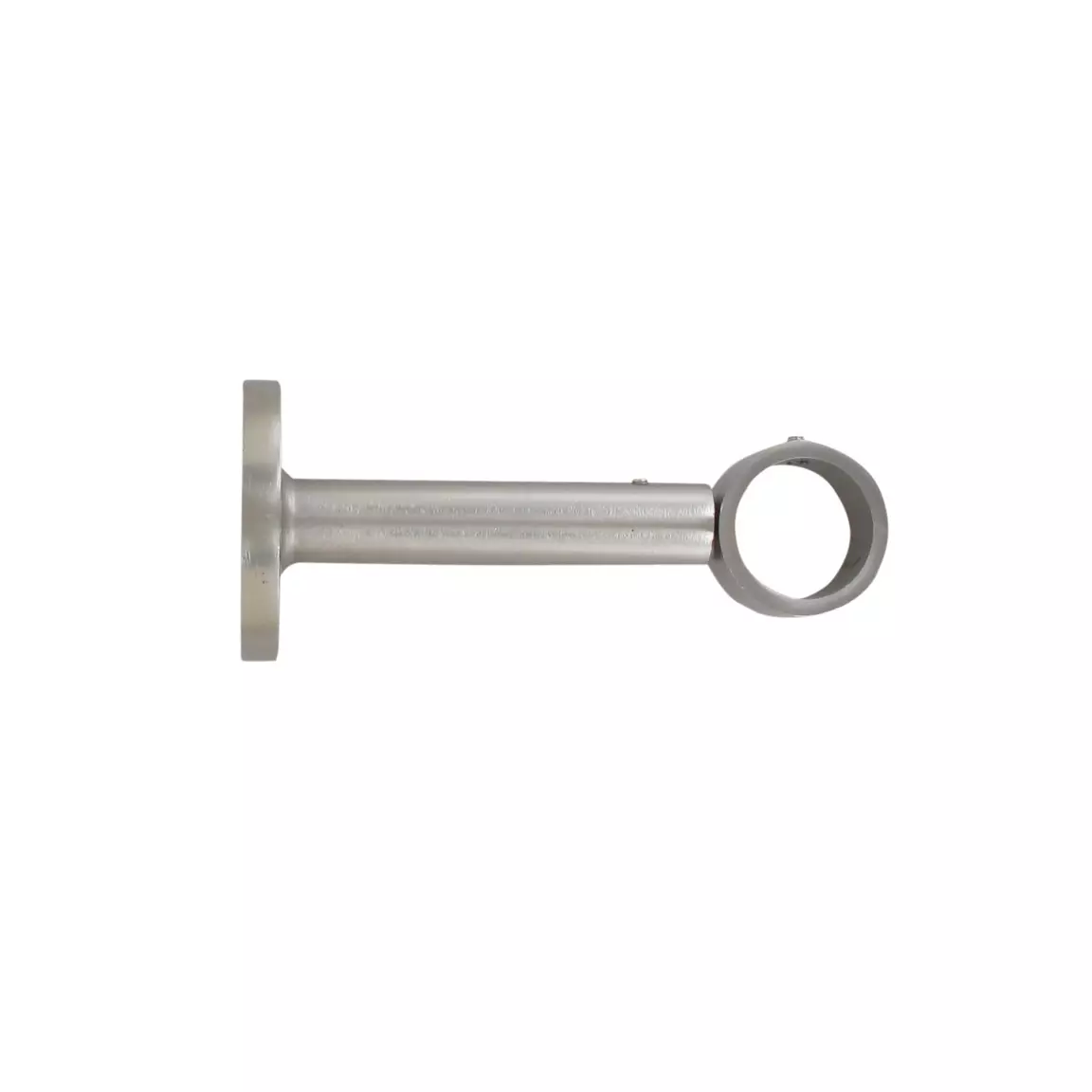 Support tringle extensible (L115 - L155 / D28 mm) Lino Argent mat