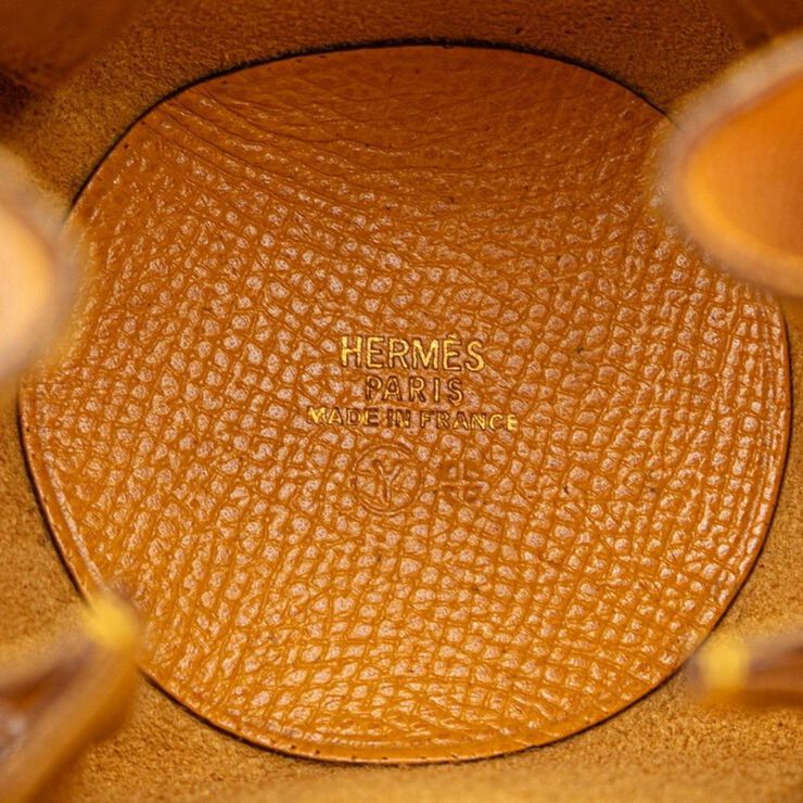 Hermès Vintage Hermès Shoulder Bag Yellow