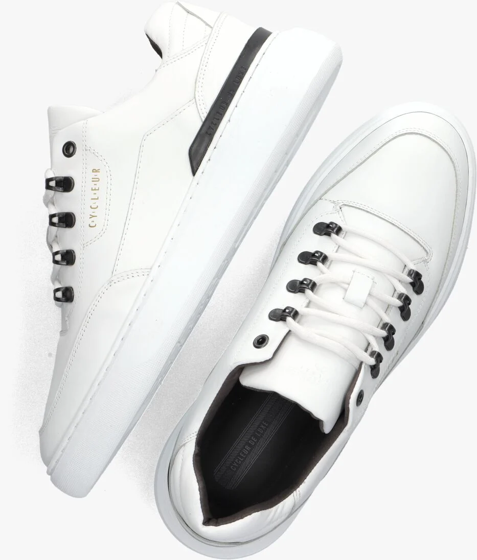 CYCLEUR DE LUXE witte cycleur de luxe lage sneakers limit