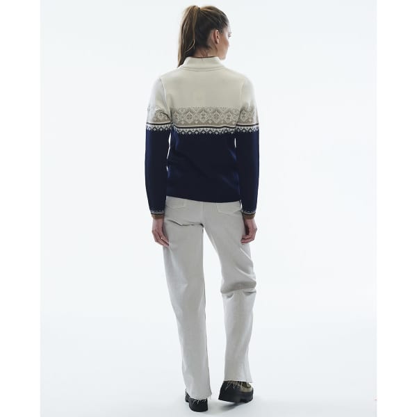 Pull DALE OF NORWAY MORITZ F SWEATER NAVY BRONZE BEIGE OFFWHITE