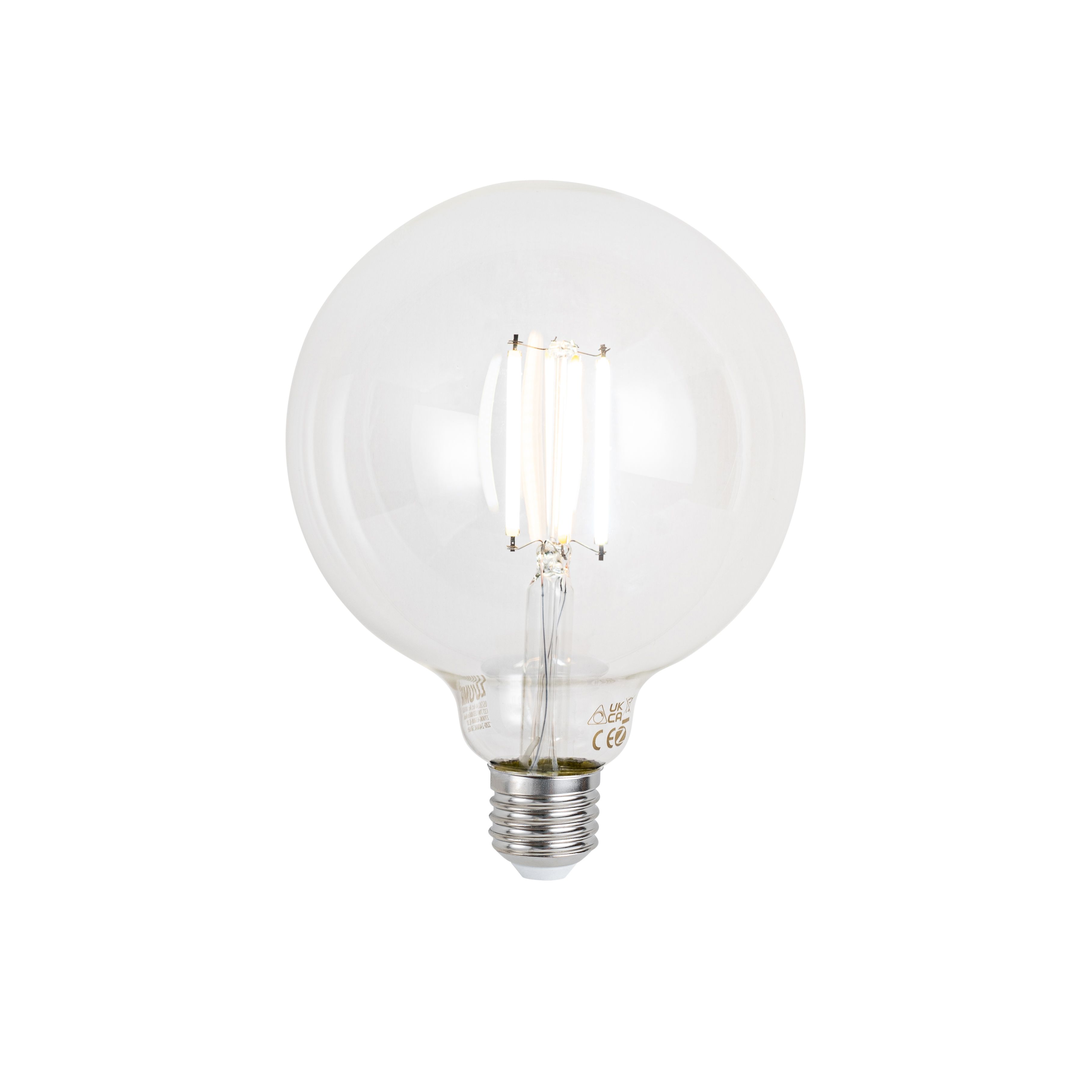 Set van 5 E27 dimbare LED lampen G125 helder 7W 806 lm 2700-6500K
