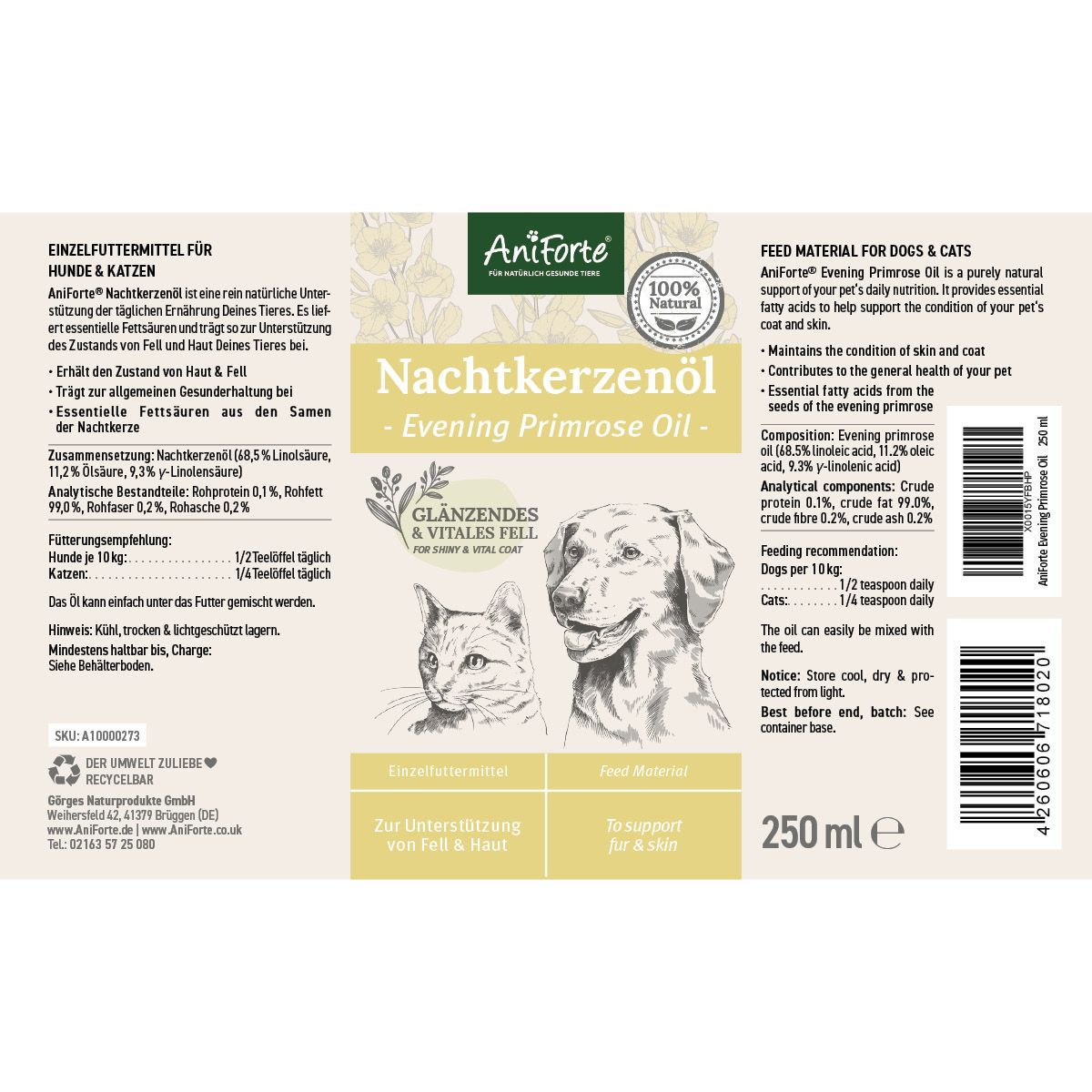 AniForte Nachtkerzenöl