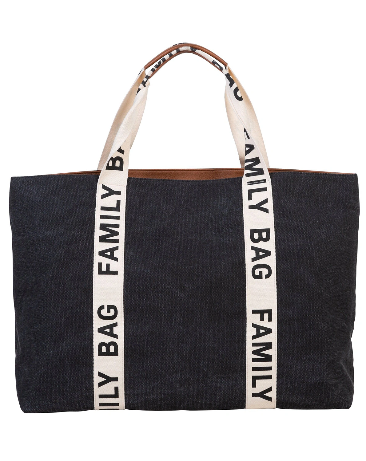 Wickeltasche FAMILY BAG (55x18x40) in schwarz