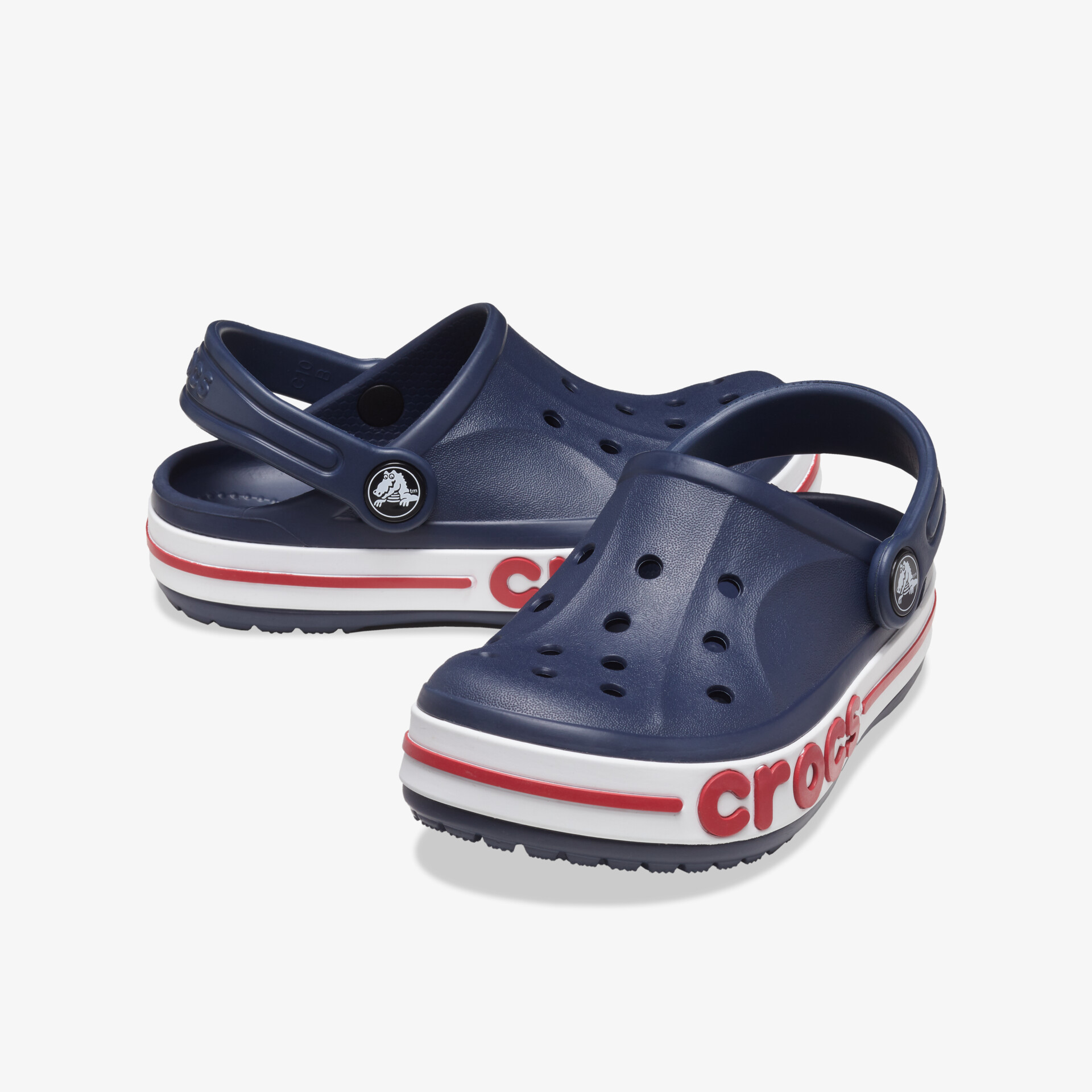 crocs Bayaband Kinder Badeschuhe blau