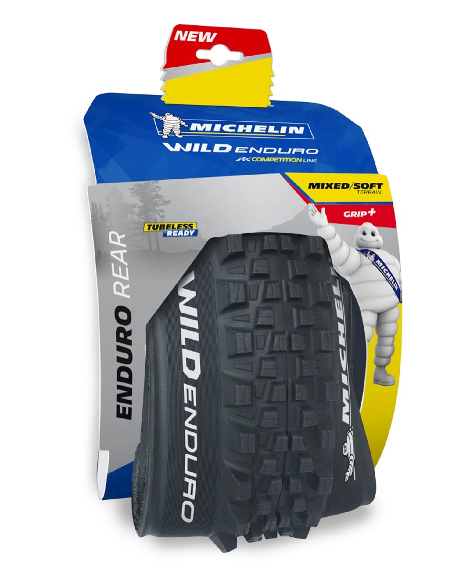 Michelin Wild Enduro GumX MTB Achter Vouwband Zwart