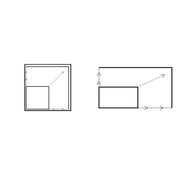 Cadre à entremets rectangulaire adaptable inox 21,5 cm De Buyer