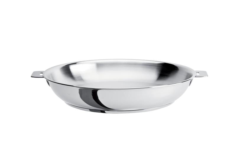 Bratpfanne Mutine 24 cm<br>Edelstahl-Bratpfanne mit Aluminium zur Wärmeverteilung über den gesamten Boden