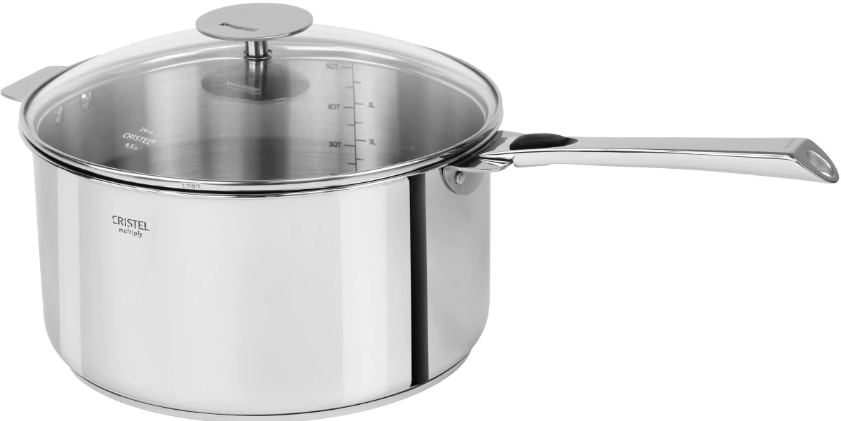 Faitout inox Casteline amovible 22cm Cristel