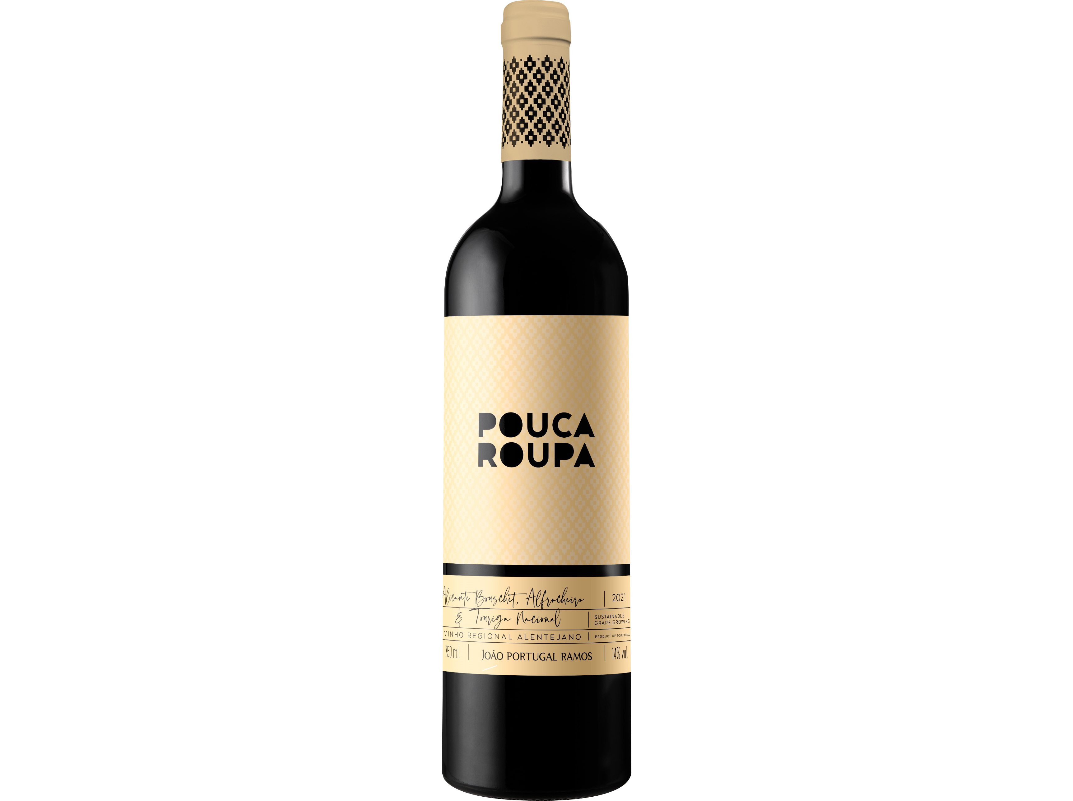 VINHO TINTO POUCA ROUPA ALENTEJO 0.75L