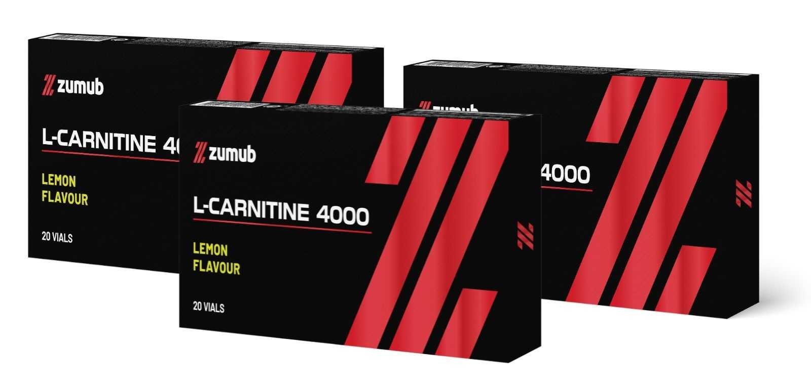 Zumub L-Carnitina 4000 40 frascos (2x 20)