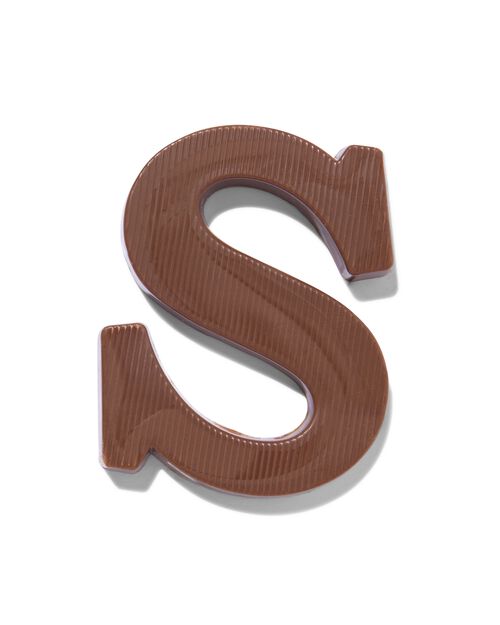 lettre S en chocolat au lait 40g