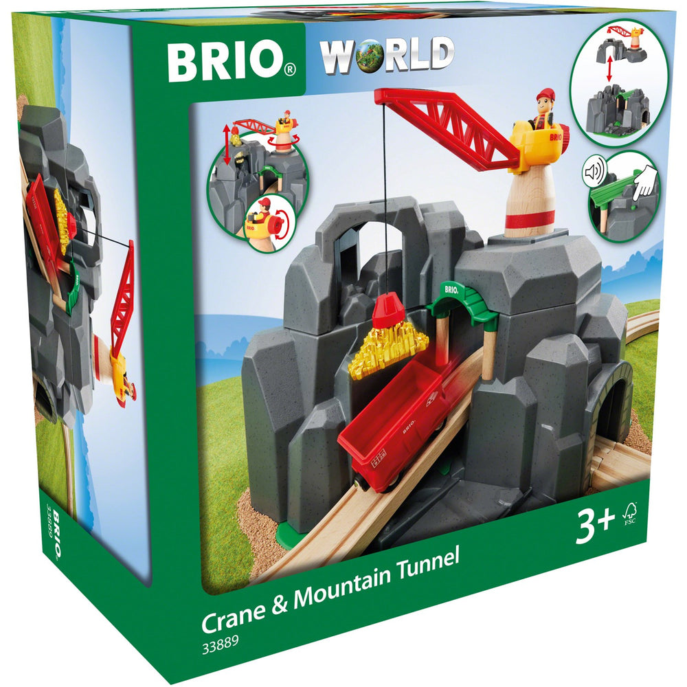 Køb BRIO® 33889 Kran- Og Bjergtunnel