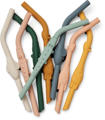 LIEWOOD Carlson Sugerør 8-Pack, All Together/Yellow Multi Mix