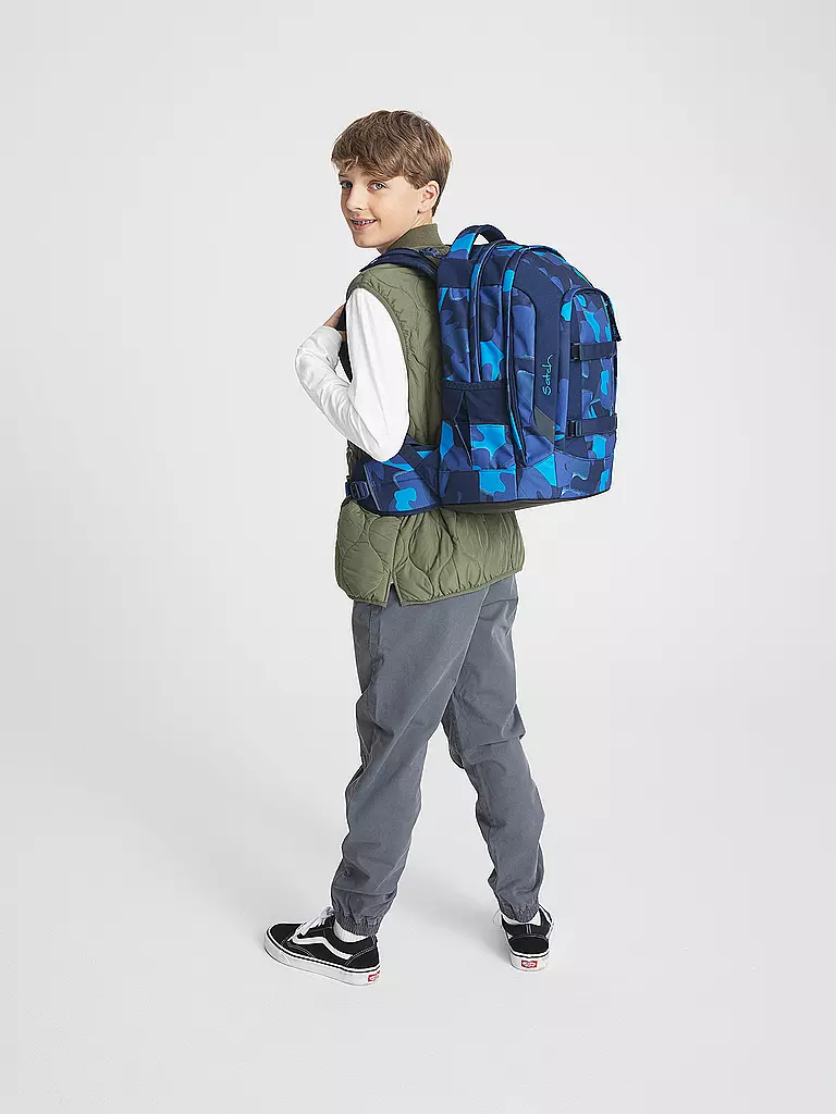 SATCH Schulrucksack Pack - Troublemaker blau