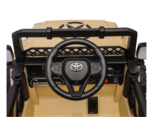 MILLY MALLY - Voiture électrique enfant Véhiculeride-on toyota fj cruiser khaki