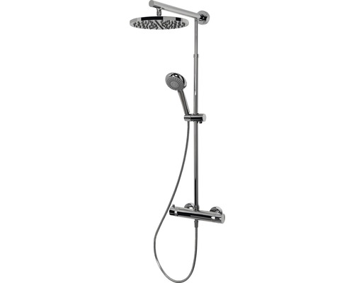 Douchekolom incl. thermostaat Schulte Classic rond chroom D9640 02