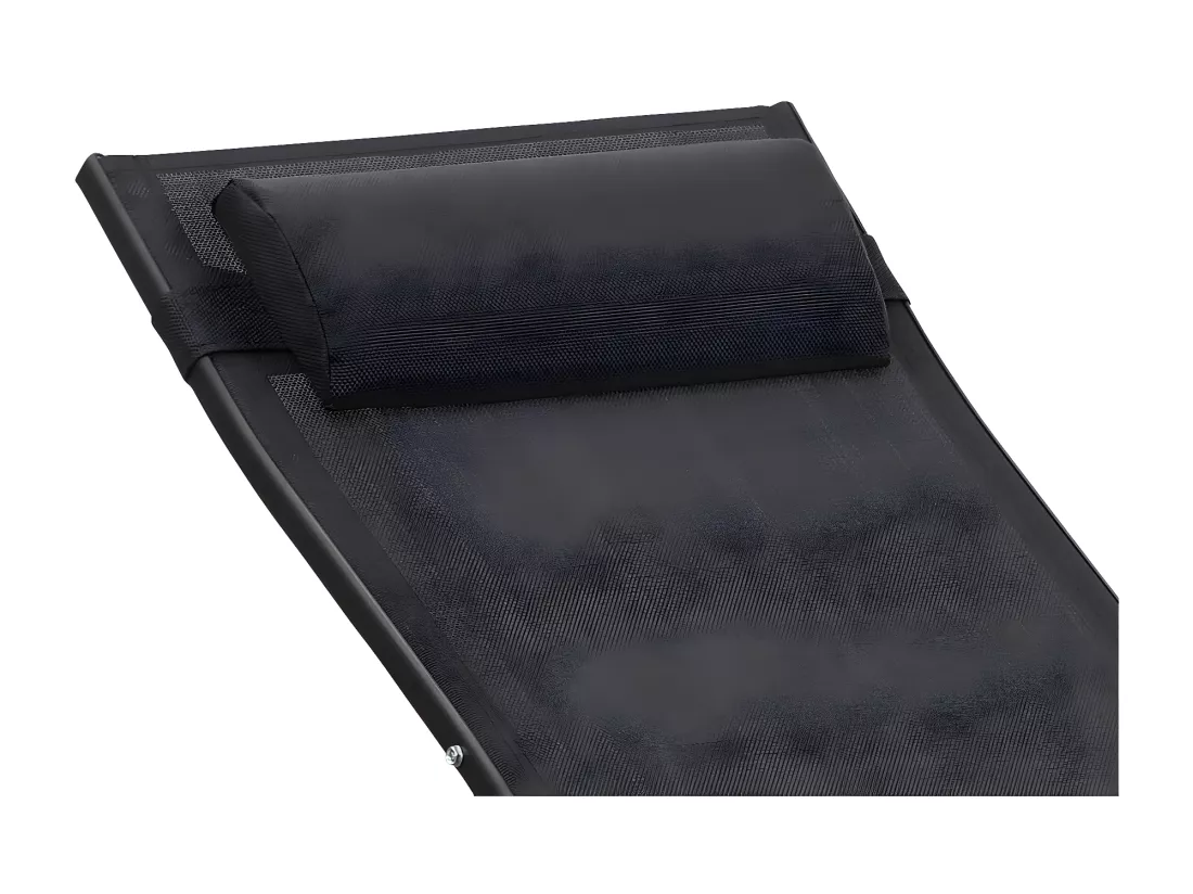 Lot de 2 bains de soleil en aluminium Beauty 