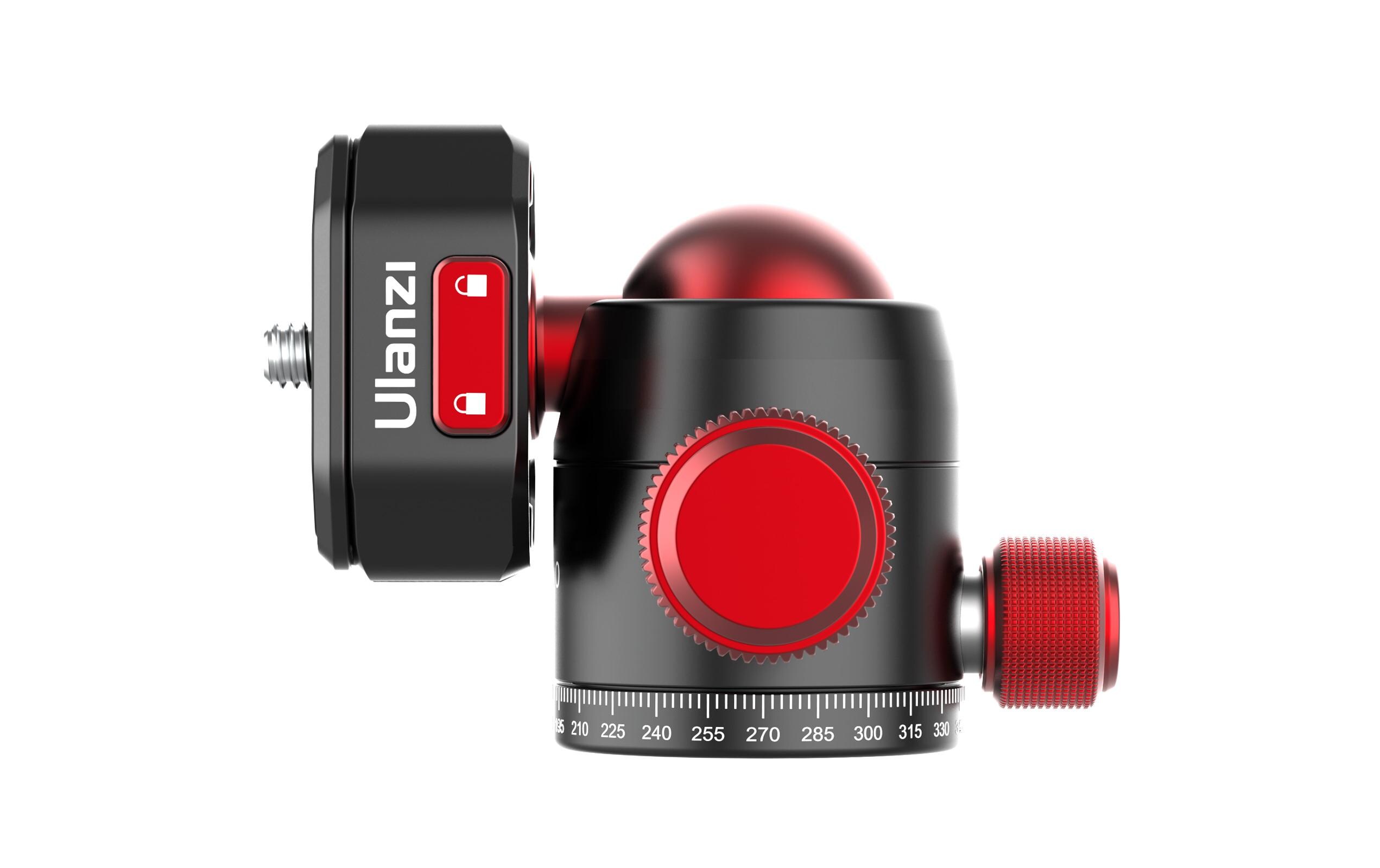 Kugelkopf U-100 Universal MiniKompakter Kugelkopf mit integriertem, drehbarem Zubehörschuh