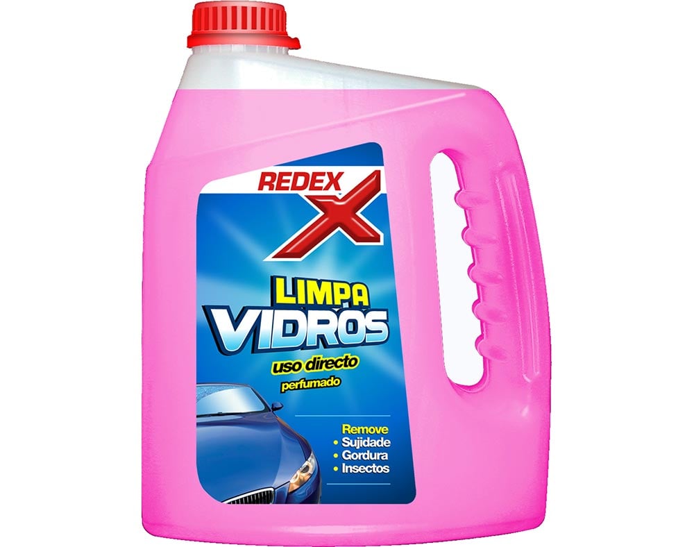 LIMPA VIDROS REDEX ROSA 2L