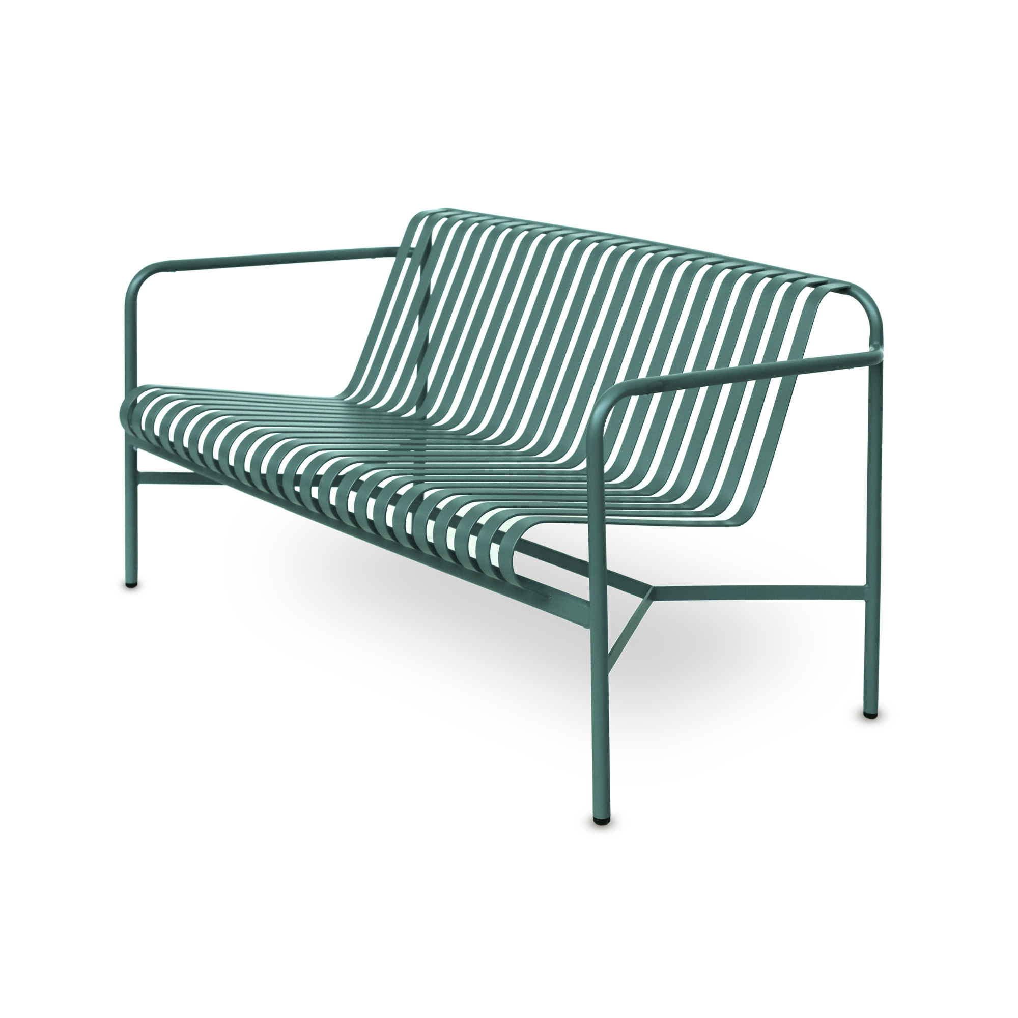 Gartenbank 'Jolieure' grün, B 136 cm, L 78,5 cm, H 75,5 cm günstig bestellen