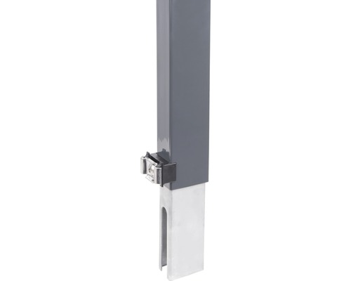 Schuttingverlengset 800 mm voor palen 60x40 mm antraciet