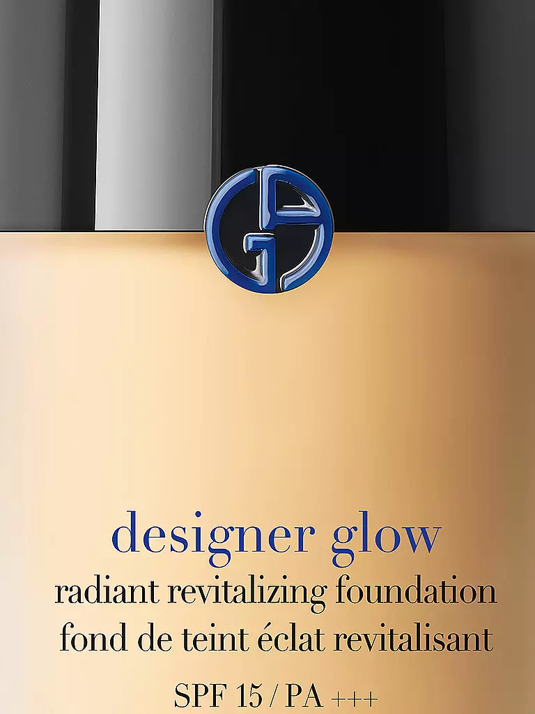 GIORGIO ARMANI COSMETICS  Designer Glow Foundation 30ml LSF 20 (3) camel