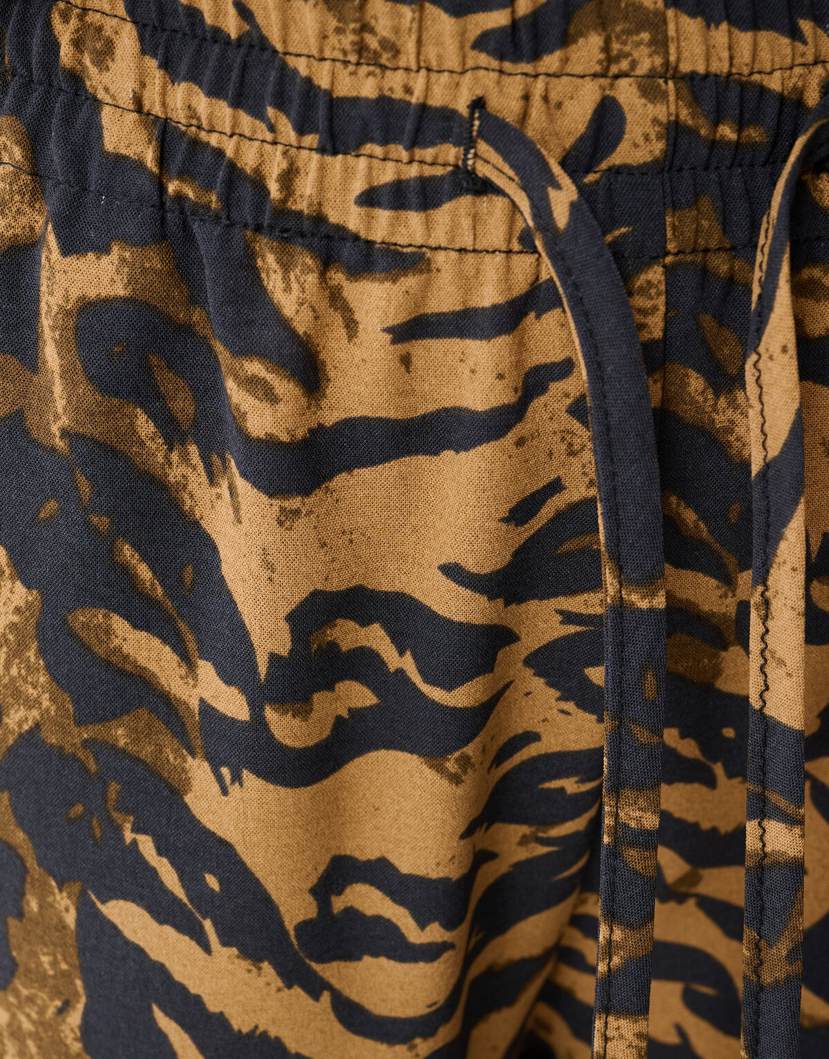 Twist Tiger Wide leg Broek Bruin