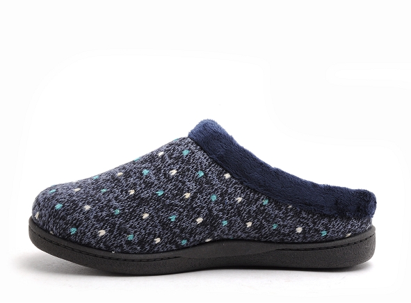 Plumaflex roal chaussons femme r12221 bleu