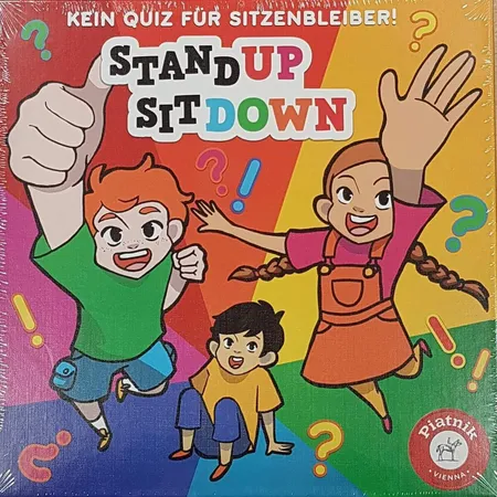 Piatnik Stand up Sit Down Kein Quiz für Sitzenbleiber!
