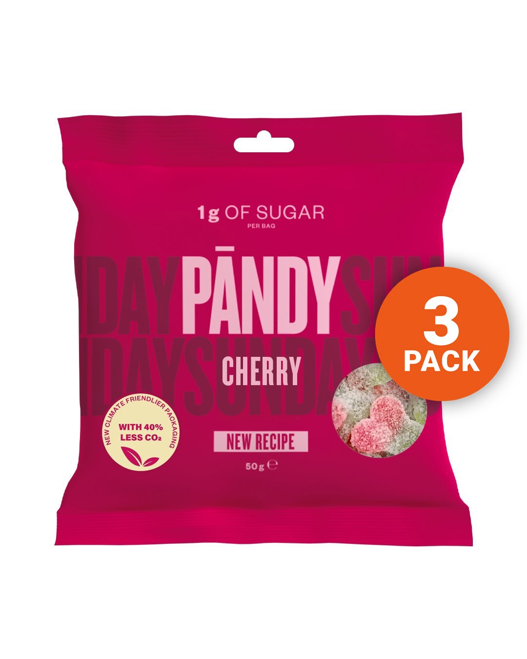 Pandy Cherry 3x50g