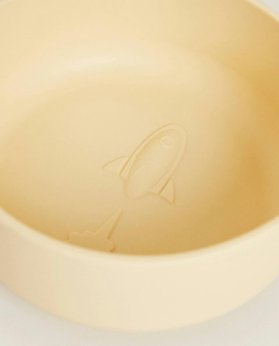 TIGELA DE SILICONE COM FOGUETES