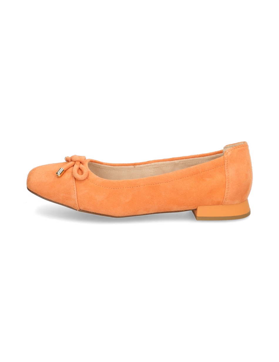 Veloursleder Ballerina