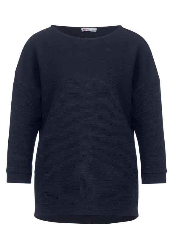 Struktur Mix Shirt - deep blue