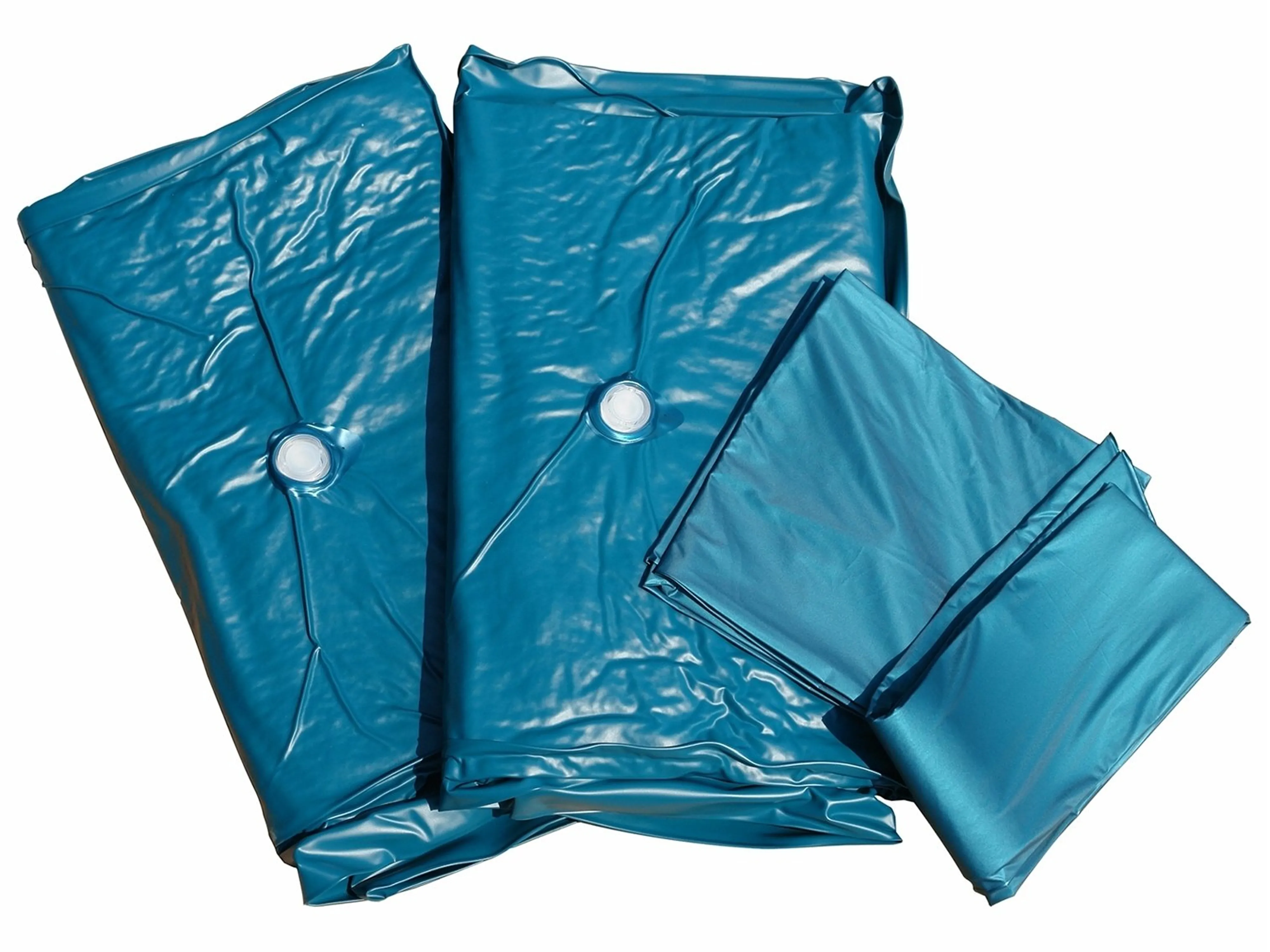 Waterbedmatras met accessoires en platform SOLERS 160 x 200 cm