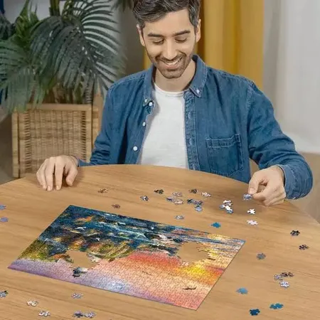 Ravensburger Puzzle - Leuchtturm am Abend, 500 Teile