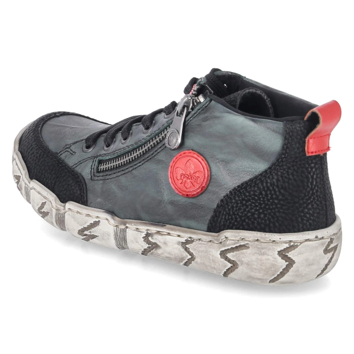 RiekerHalbschuhe - grün kombi