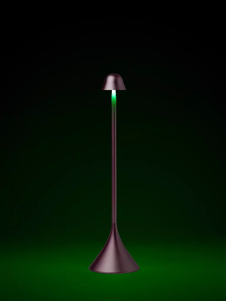 LEXON LED Lampe STELI 28,6cm Light-Pink rosa