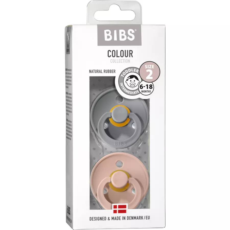 BIBS® Schnuller Colour Cloud  Blush 6-18 Monate, 2 Stk.