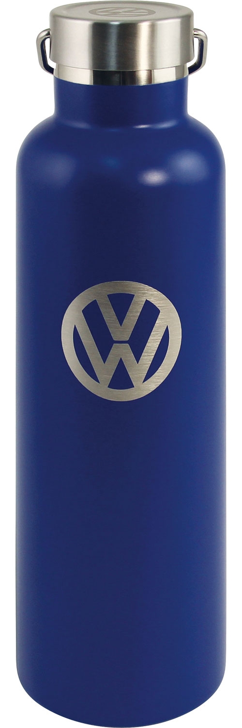 VW Collection Edelstahl Thermo Trinkflasche 375 ml Blau