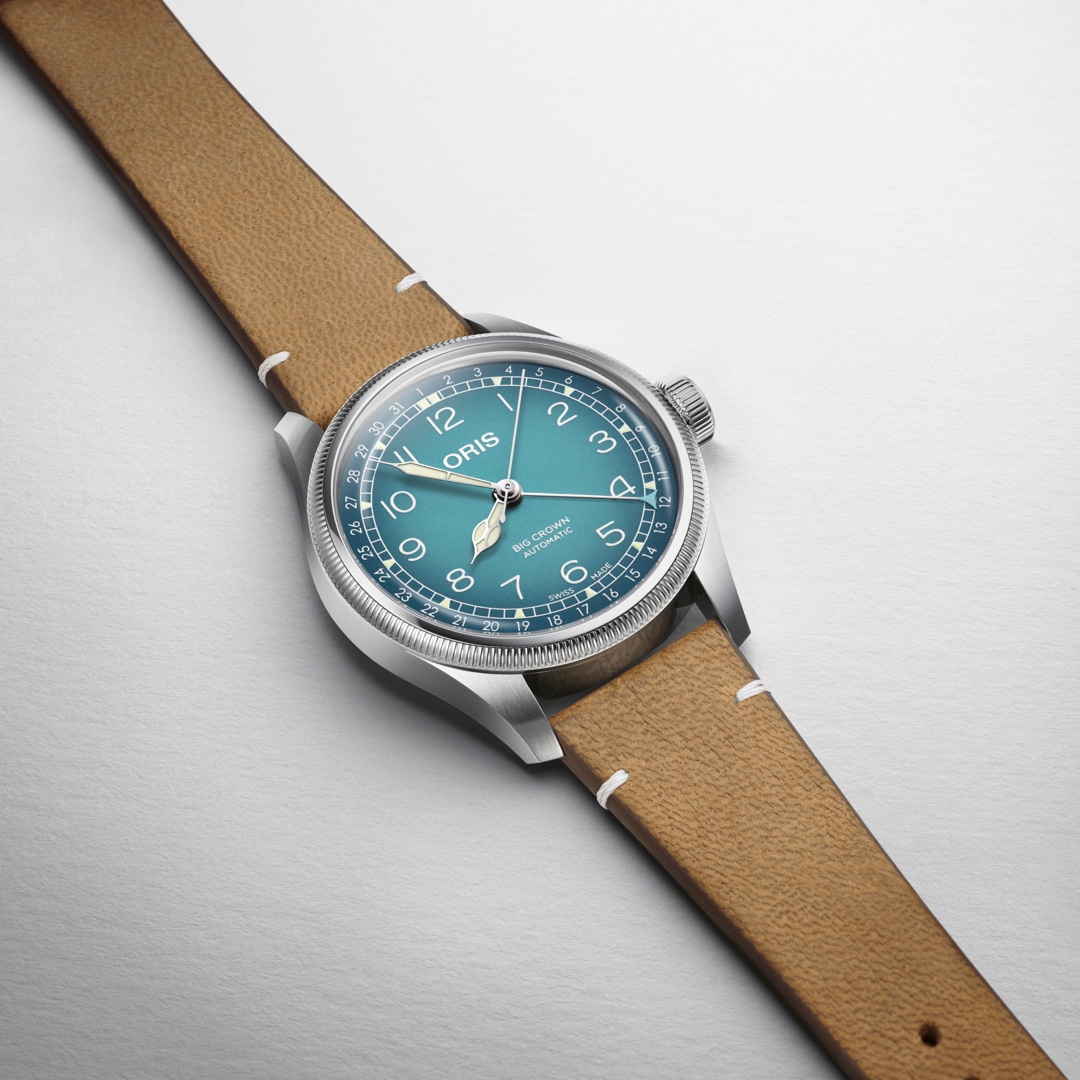 Oris Big Crown Pointer Date Cervo Volante Blau