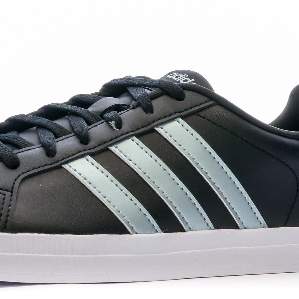 Adidas Baskets Noires Femme Adidas Courtpoint