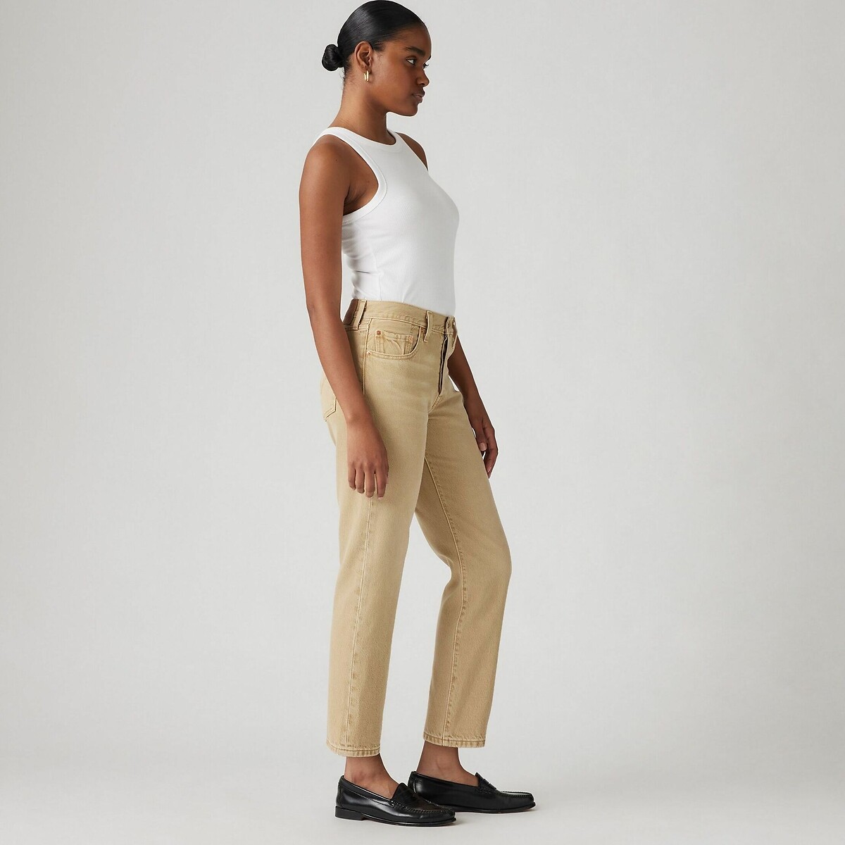 Calça Jeans 501® Cropped da Levi's